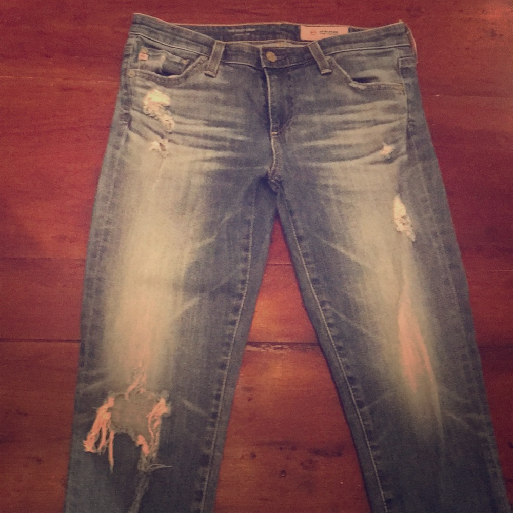 AG the Stilt Crop Jean